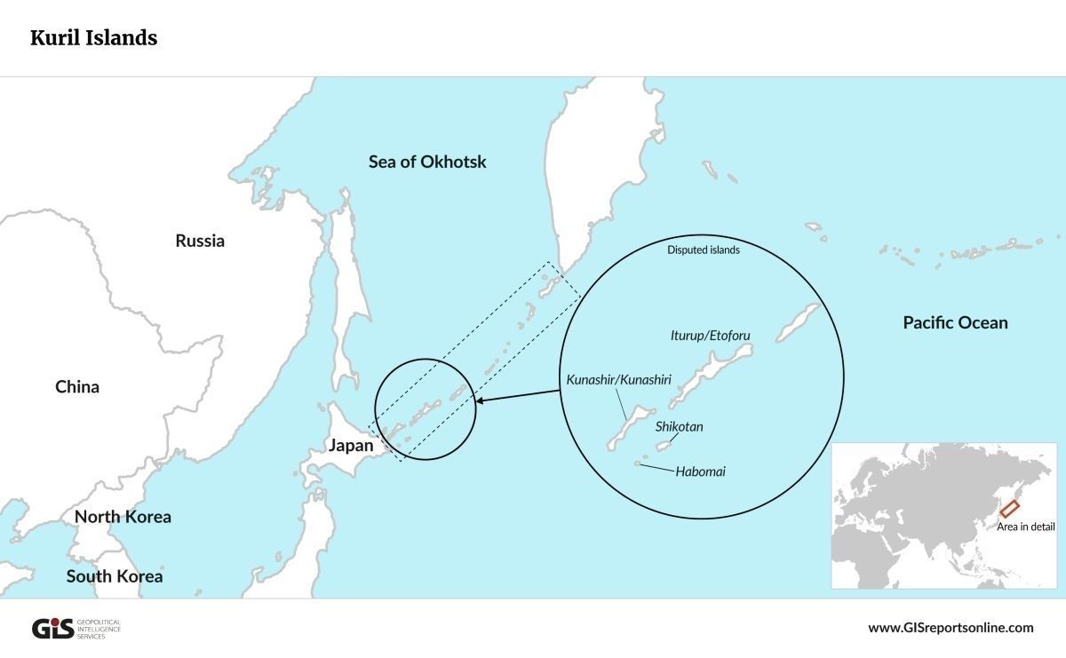 Остров итуруп на карте