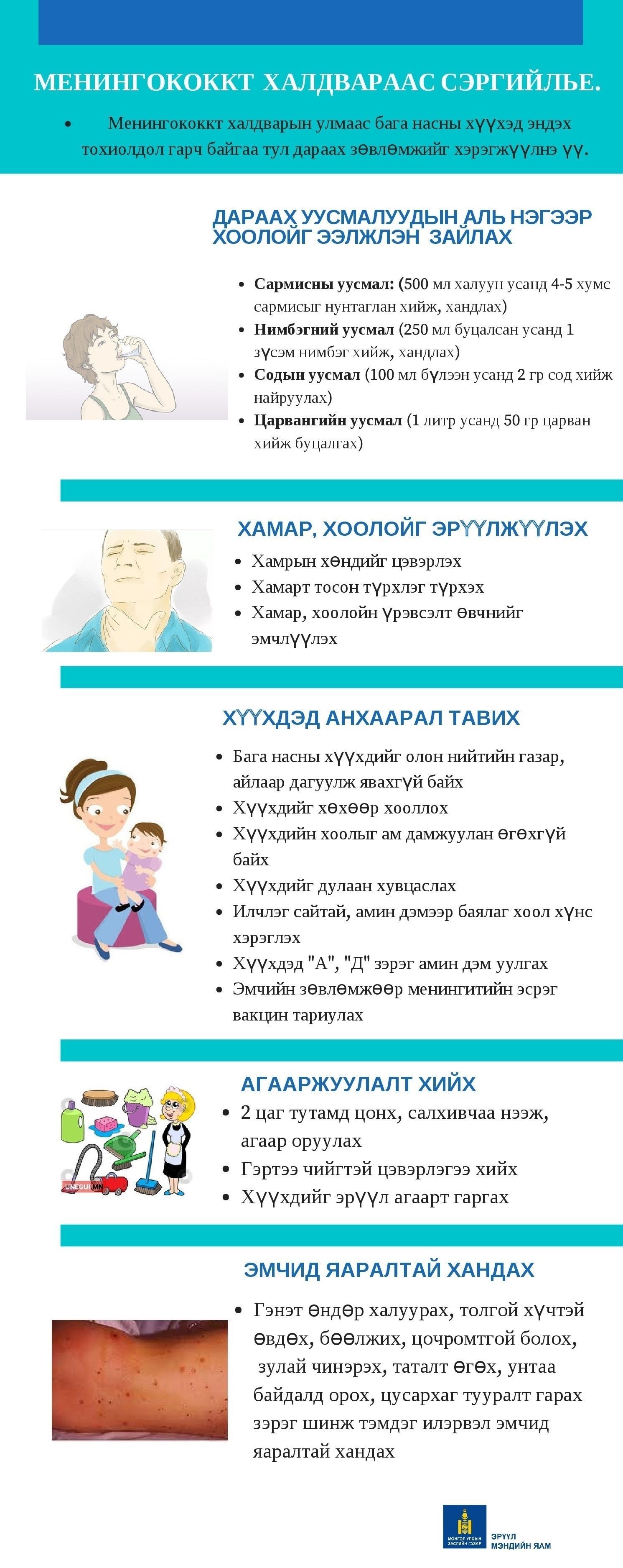 МЕНИНГОКОККЫН ХАЛДВАРЫН талаар мэдвэл зохих зүйлс