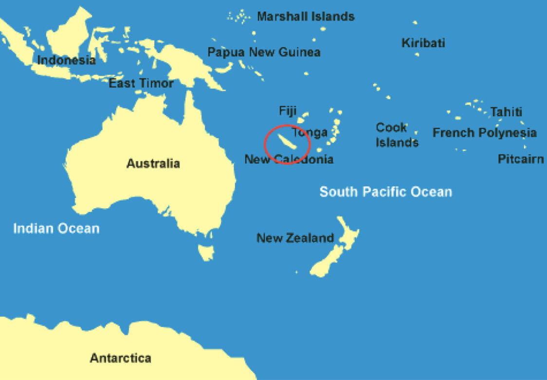 Нова каледония на карте. Остров новая Каледония на карте. Австралия острова Каледония на карте.