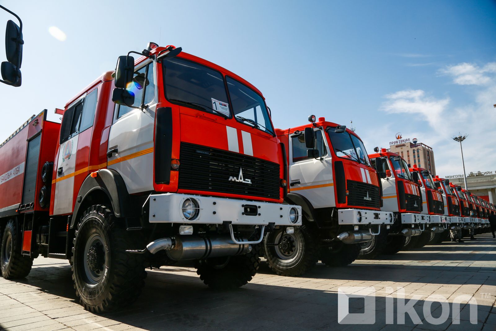 Монгольская пожарная машина