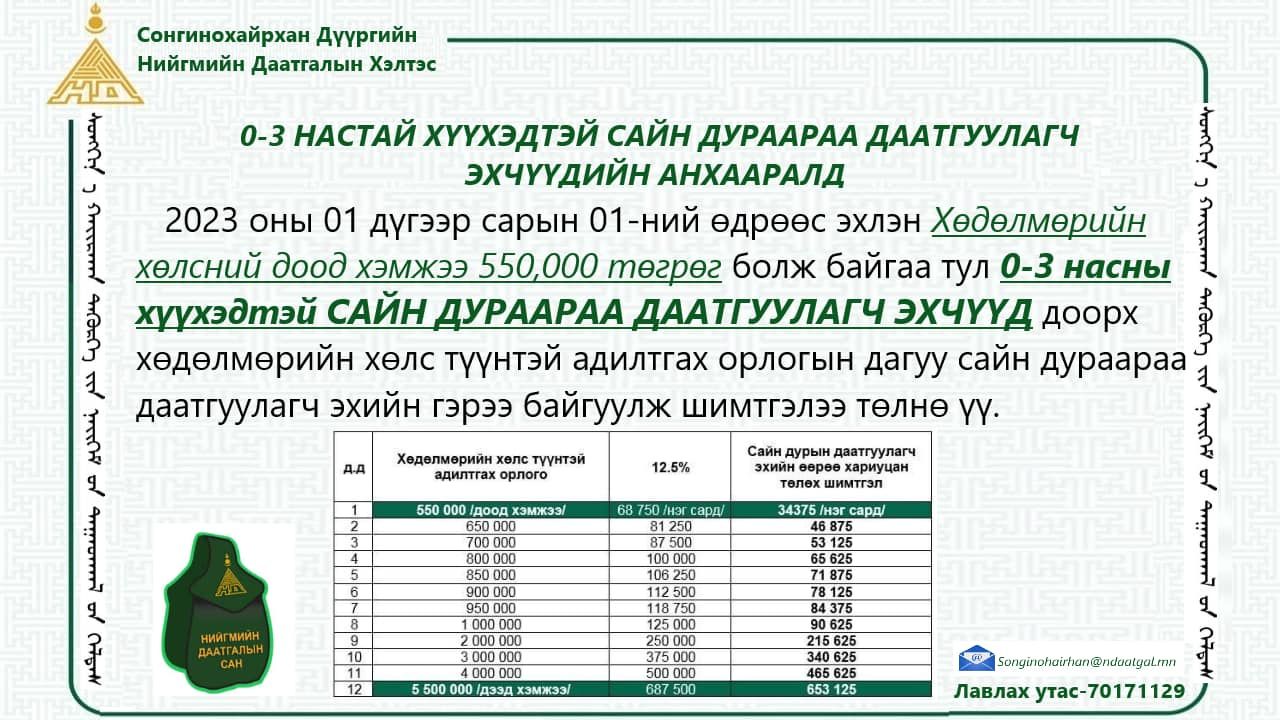 О.Нямсүрэн: Сайн дурын даатгал төлөгчийн ЭМД-ын шимтгэл жилд ₮66,000 ...