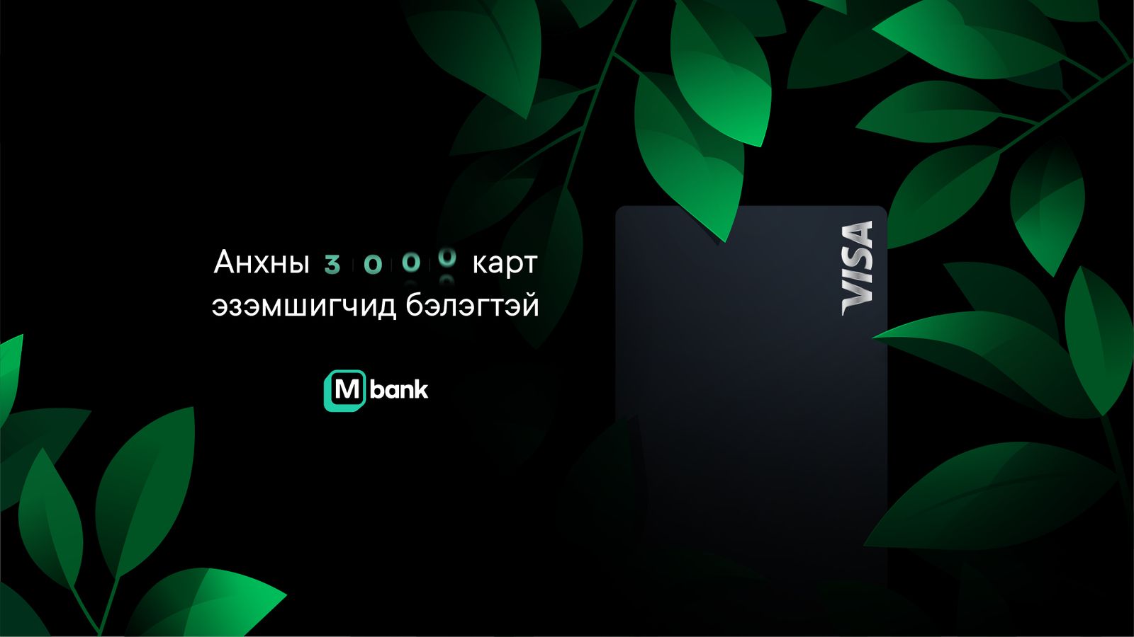 М банкны Виза картын урьдчилсан захиалга эхэллээ